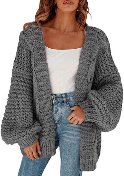 women's chunky oversized cardigan.